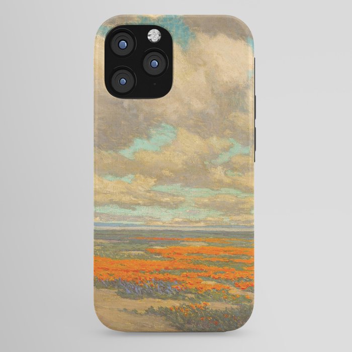1911 Granville Redmond - A Field of California Poppies iPhone Case
