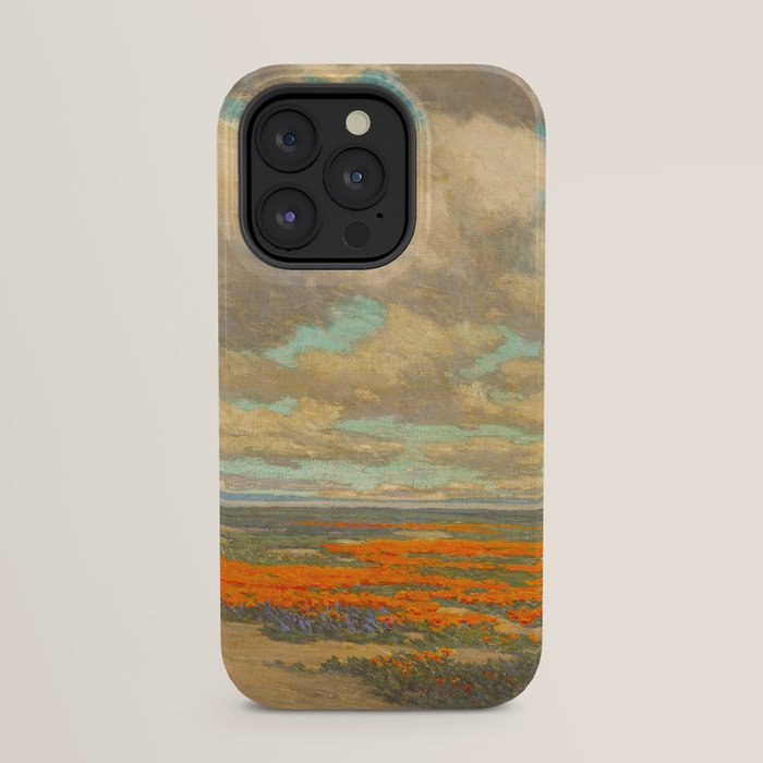 1911 Granville Redmond - A Field of California Poppies iPhone Case