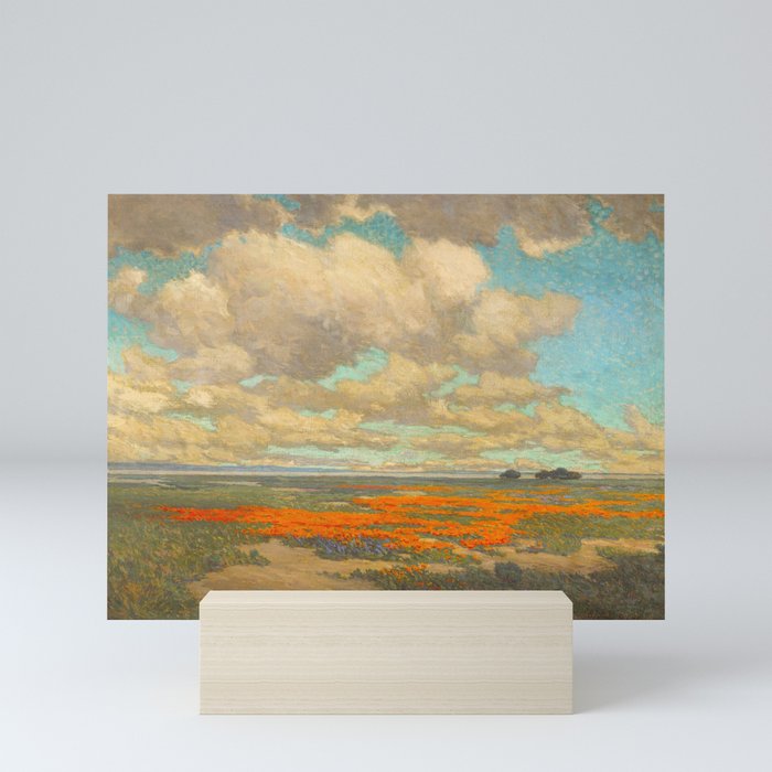 1911 Granville Redmond - A Field of California Poppies Mini Art Print