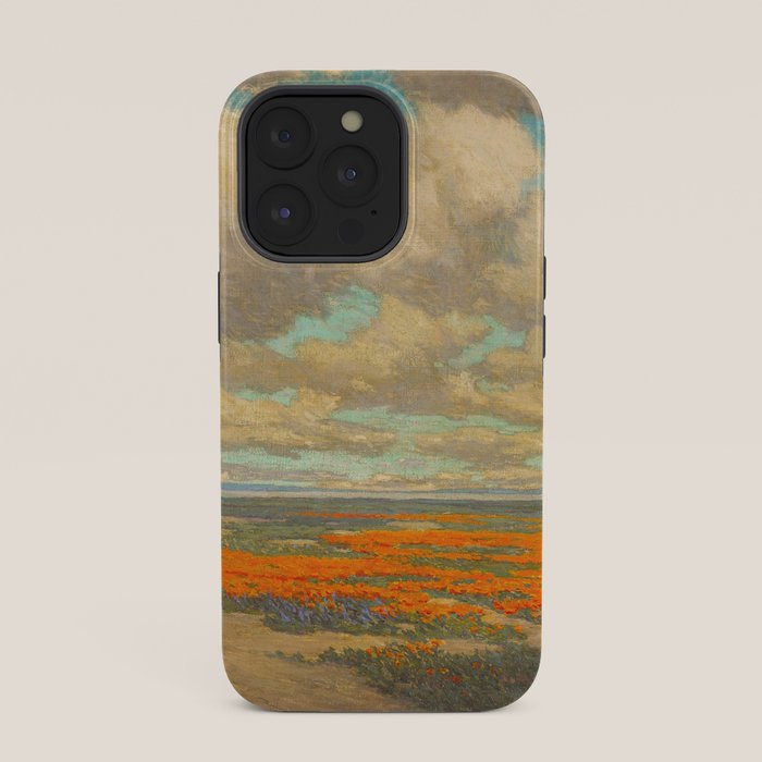1911 Granville Redmond - A Field of California Poppies iPhone Case
