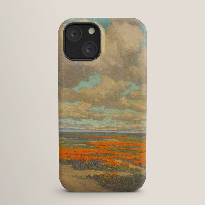 1911 Granville Redmond - A Field of California Poppies iPhone Case