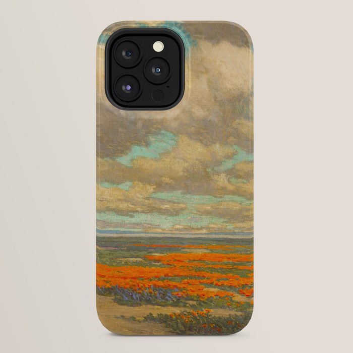 1911 Granville Redmond - A Field of California Poppies iPhone Case