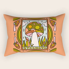 8. Strength Mushroom Rectangular Pillow