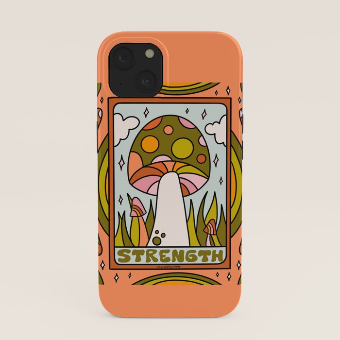 8. Strength Mushroom iPhone Case