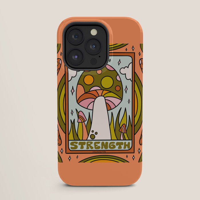 8. Strength Mushroom iPhone Case