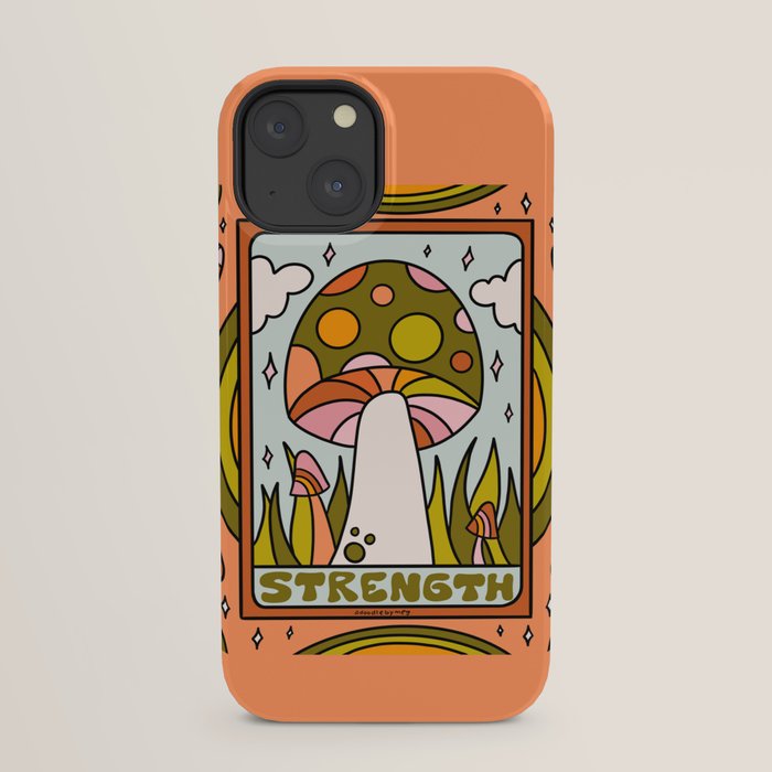 8. Strength Mushroom iPhone Case