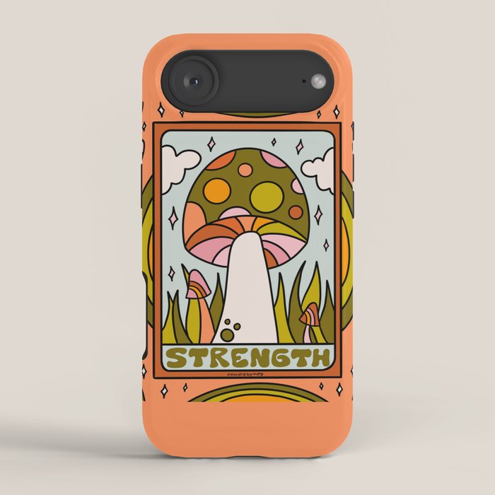 8. Strength Mushroom iPhone Case
