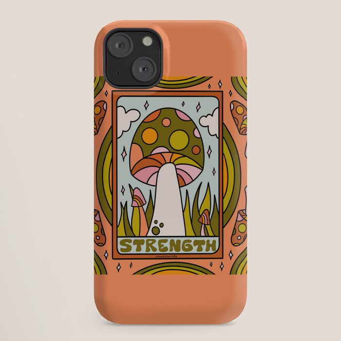 8. Strength Mushroom iPhone Case