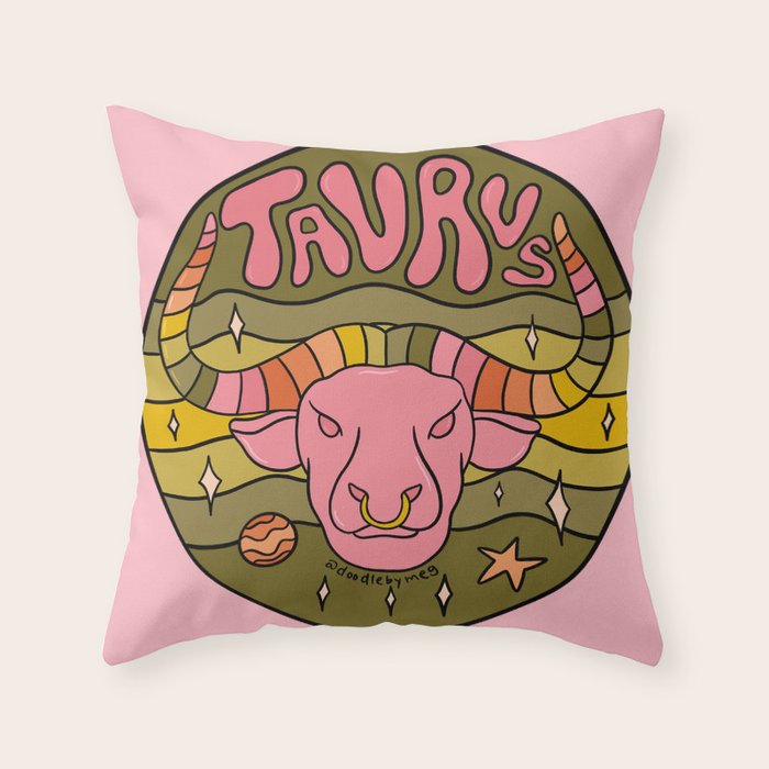 2020 Taurus Throw Pillow