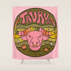 2020 Taurus Shower Curtain