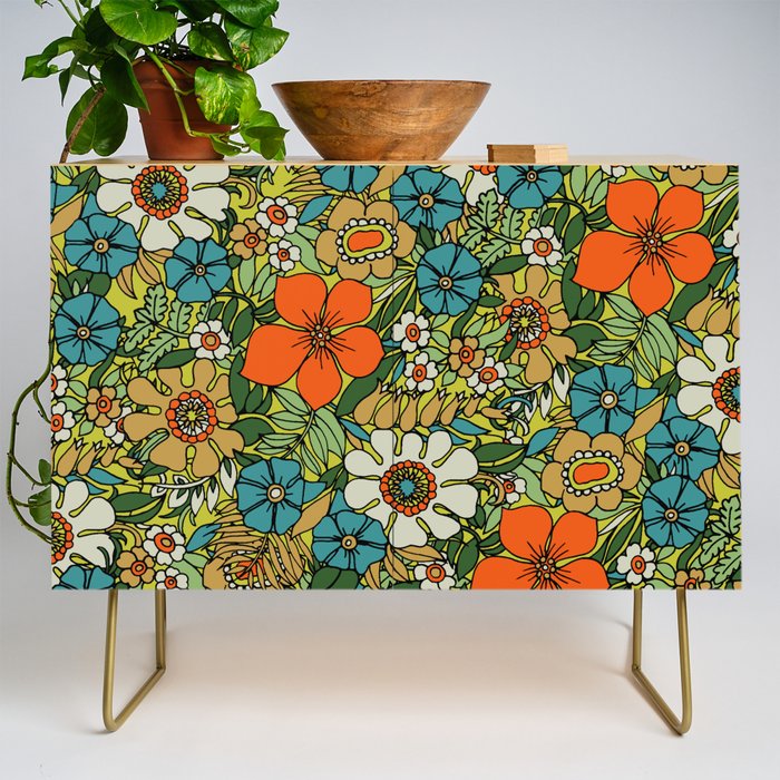 70s Plate Credenza