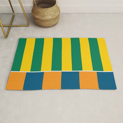 1970s Retro Stripes Rug