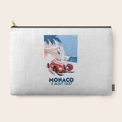 1937 MONACO Grand Prix Racing Poster Carry All Pouch
