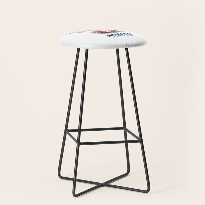 1937 MONACO Grand Prix Racing Poster Stool