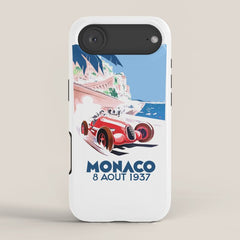 1937 MONACO Grand Prix Racing Poster iPhone Case