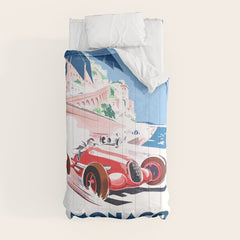 1937 MONACO Grand Prix Racing Poster Comforter