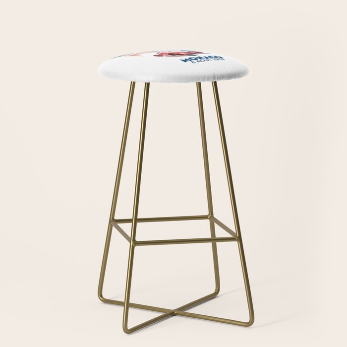 1937 MONACO Grand Prix Racing Poster Stool