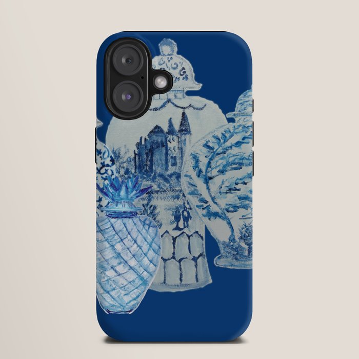 4 Four 4 Blue and White Ginger Jars  iPhone Case