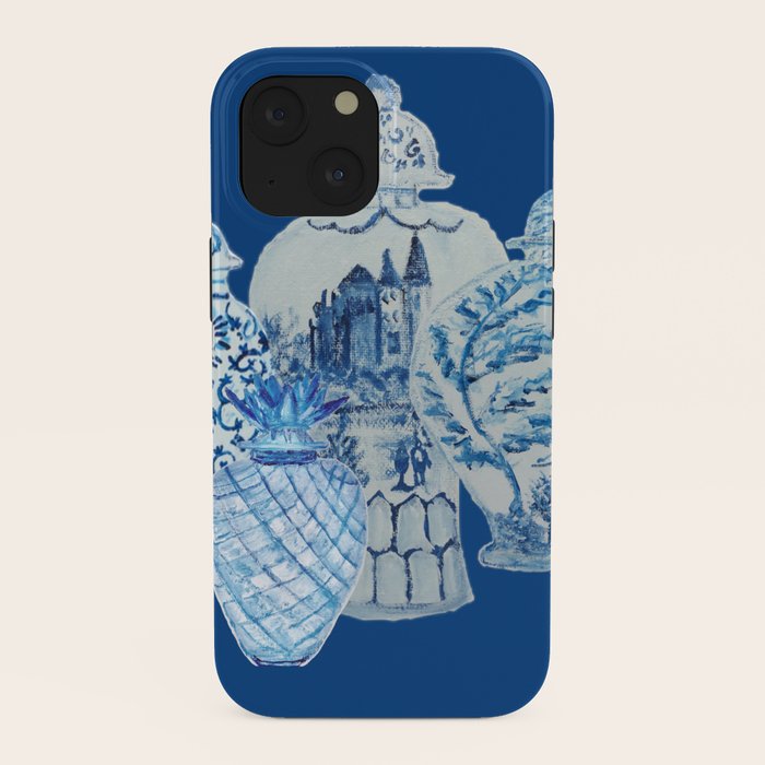 4 Four 4 Blue and White Ginger Jars  iPhone Case