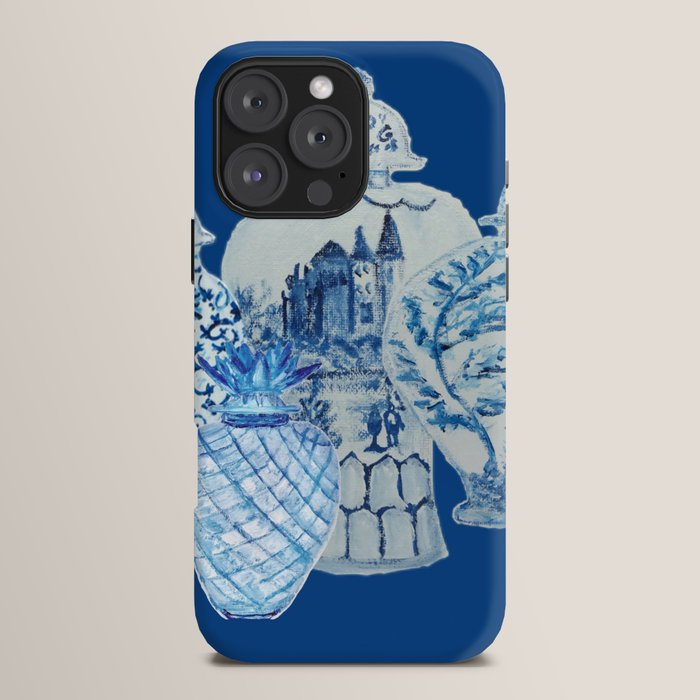 4 Four 4 Blue and White Ginger Jars  iPhone Case