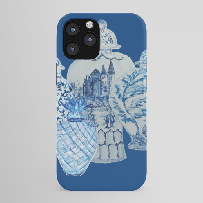 4 Four 4 Blue and White Ginger Jars  iPhone Case