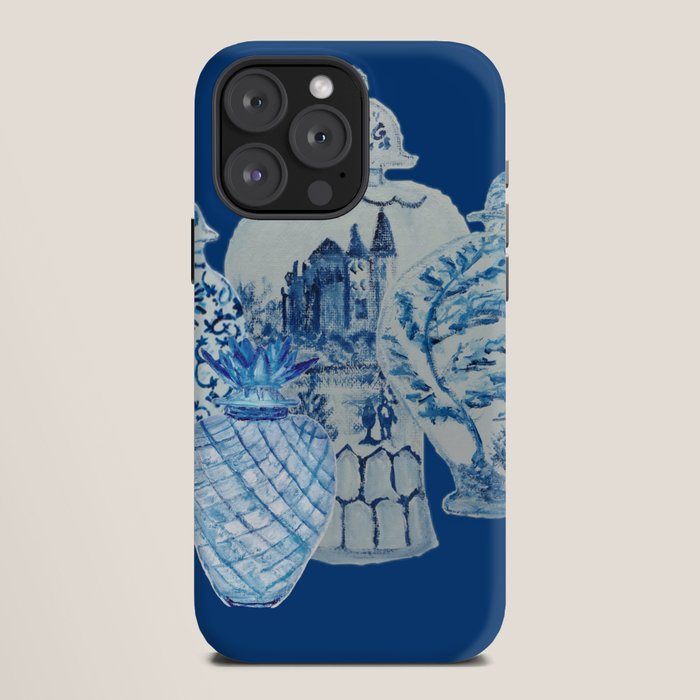 4 Four 4 Blue and White Ginger Jars  iPhone Case