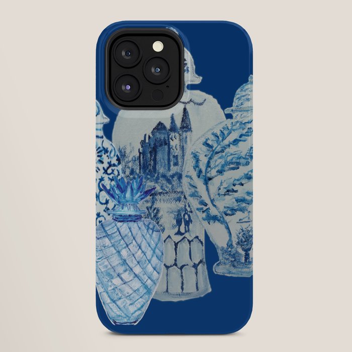 4 Four 4 Blue and White Ginger Jars  iPhone Case