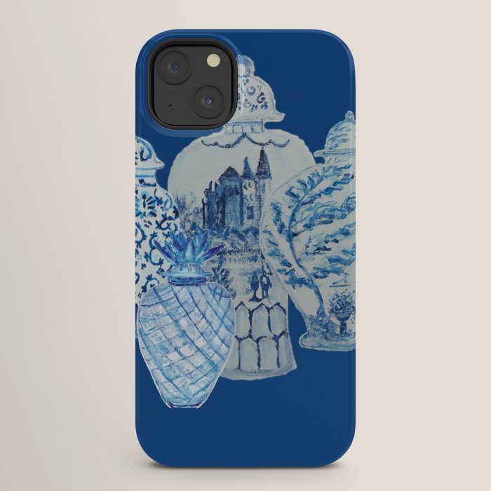 4 Four 4 Blue and White Ginger Jars  iPhone Case