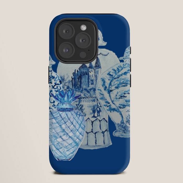 4 Four 4 Blue and White Ginger Jars  iPhone Case