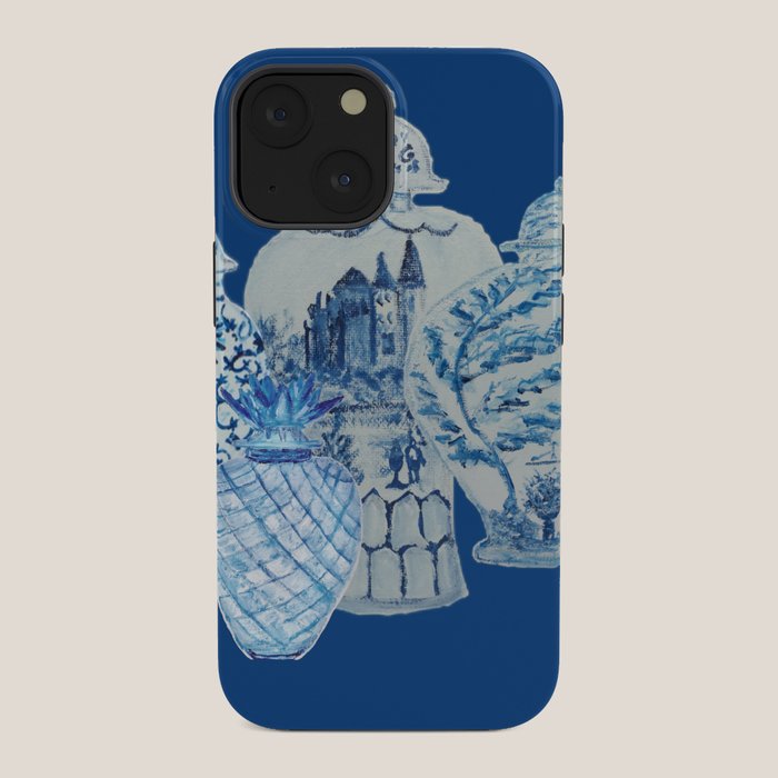 4 Four 4 Blue and White Ginger Jars  iPhone Case