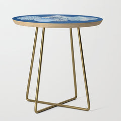 4 Four 4 Blue and White Ginger Jars  Side Table