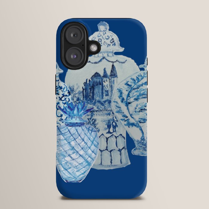 4 Four 4 Blue and White Ginger Jars  iPhone Case