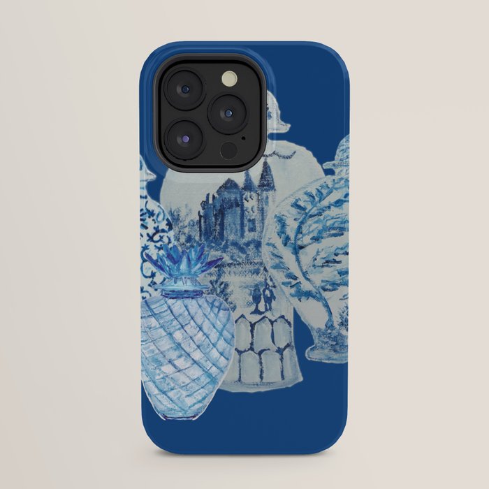 4 Four 4 Blue and White Ginger Jars  iPhone Case
