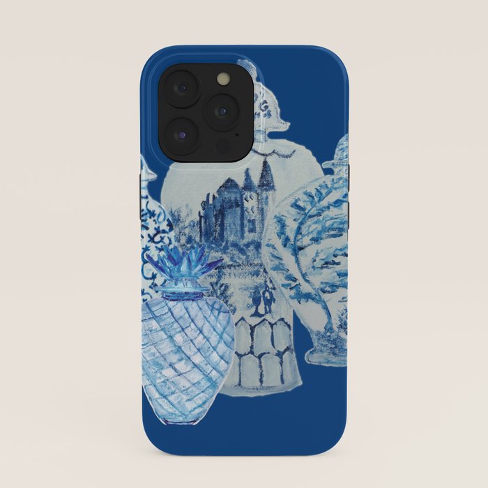 4 Four 4 Blue and White Ginger Jars  iPhone Case