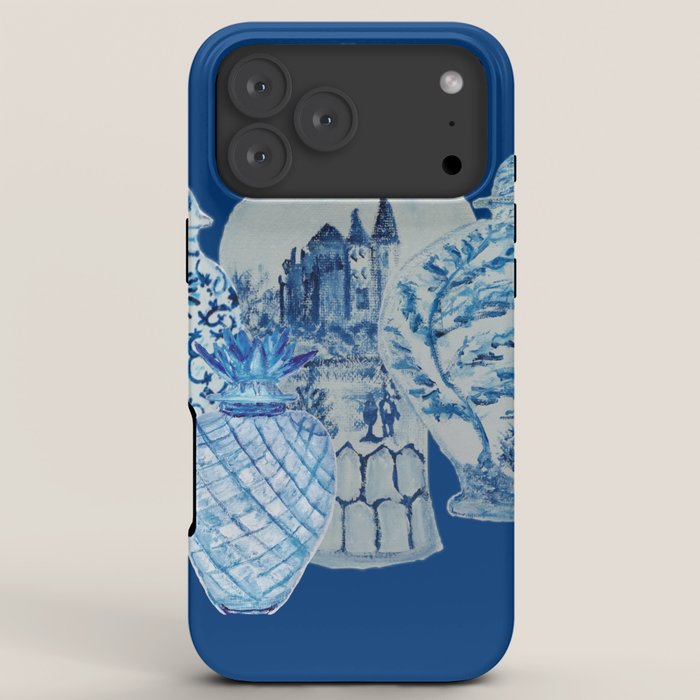 4 Four 4 Blue and White Ginger Jars  iPhone Case