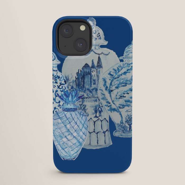 4 Four 4 Blue and White Ginger Jars  iPhone Case