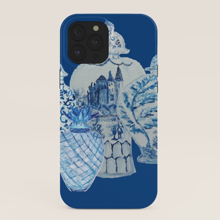 4 Four 4 Blue and White Ginger Jars  iPhone Case