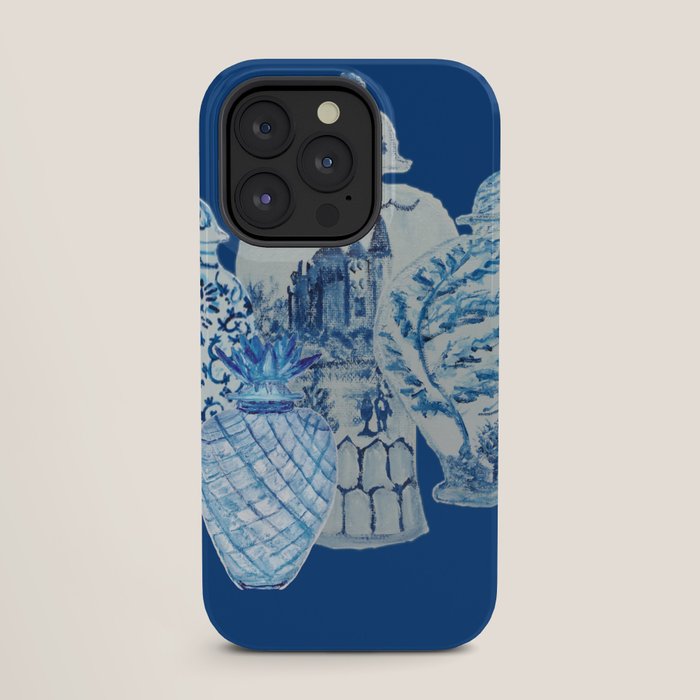 4 Four 4 Blue and White Ginger Jars  iPhone Case