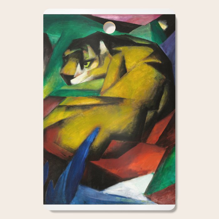 "The Tiger" by Franz Marc, 1912 Cutting Board