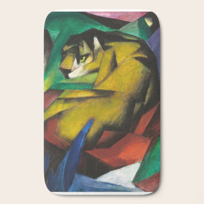 "The Tiger" by Franz Marc, 1912 Bath Mat