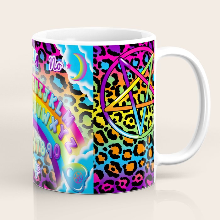 1997 Neon Rainbow Spirit Board Coffee Mug
