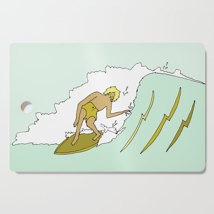 70s outer banks surf // retro surf by surfy birdy Cutting Board