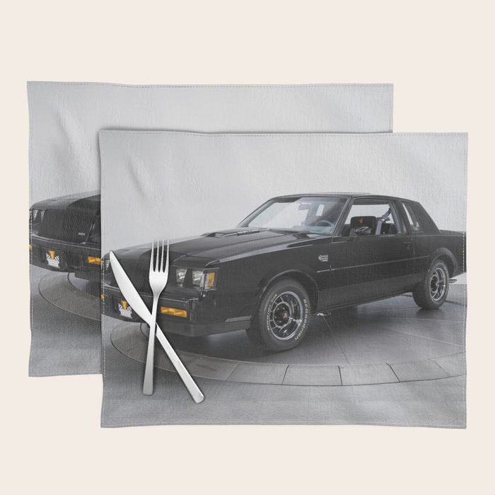1987 Grand National Muscle Car Placemat
