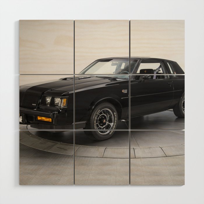 1987 Grand National Muscle Car Wood Wall Art