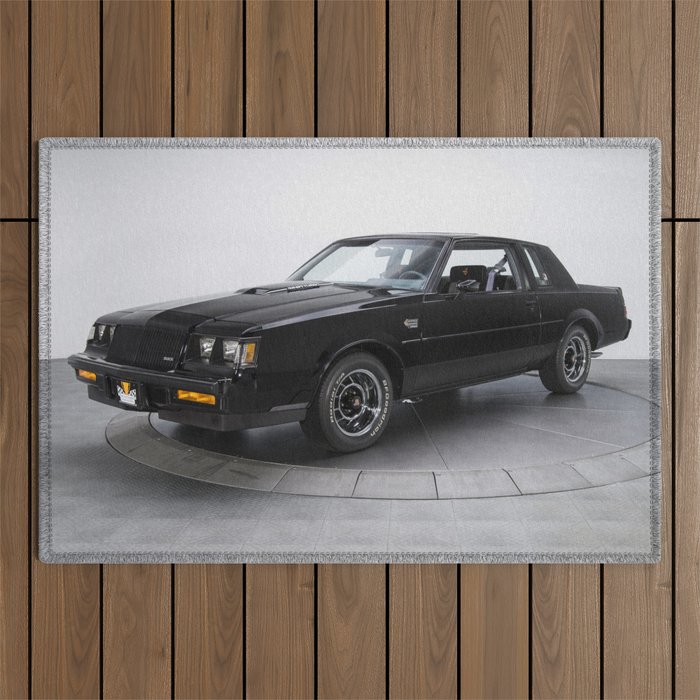 1987 Grand National Muscle Car Outdoor Rug