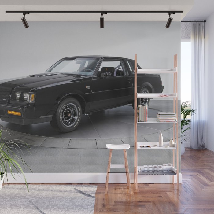 1987 Grand National Muscle Car Wall Mural