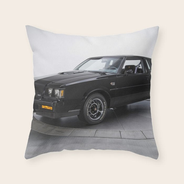 1987 Grand National Muscle Car Throw Pillow