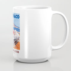 1936 Monaco Grand Prix Race Poster  Coffee Mug