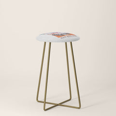 1936 Monaco Grand Prix Race Poster  Stool