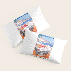 1936 Monaco Grand Prix Race Poster  Pillow Sham